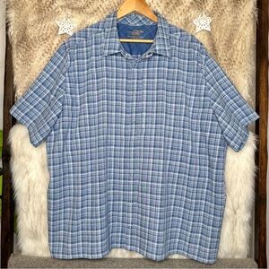 5.11 Tactical Shirts Cobalt Plaid Covert Short Sleeve Shirt